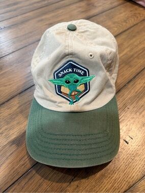 Star Wars Khaki & Green Baby Yoda Embroidered Cap